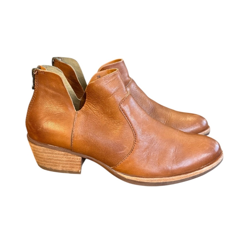Kork-Ease Skye Leather Ankle Booties Women’s Size 7 M